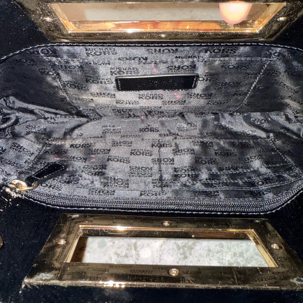 Michael Kors Black Patent Clutch - Picture 5 of 5